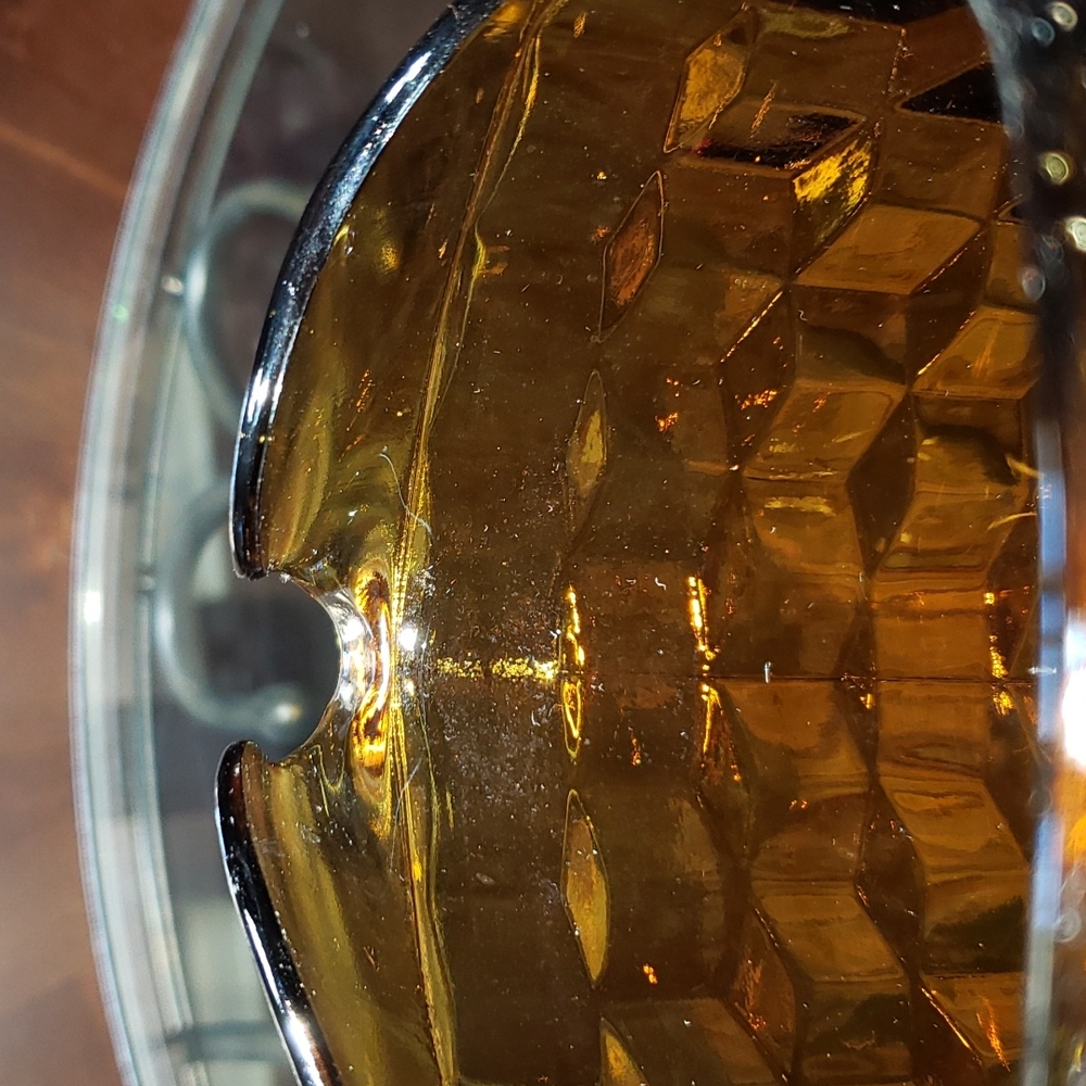 💘VINTAGE INDIANA AMBER COLONY WHITEHALL GOBLET WATER PARFAIT GLASS PITCHER LGE - Picture 12 of 12